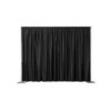 PIPE AND DRAPE BLACK 12FT BLACK BANJO Rental -Price Per Linear Foot